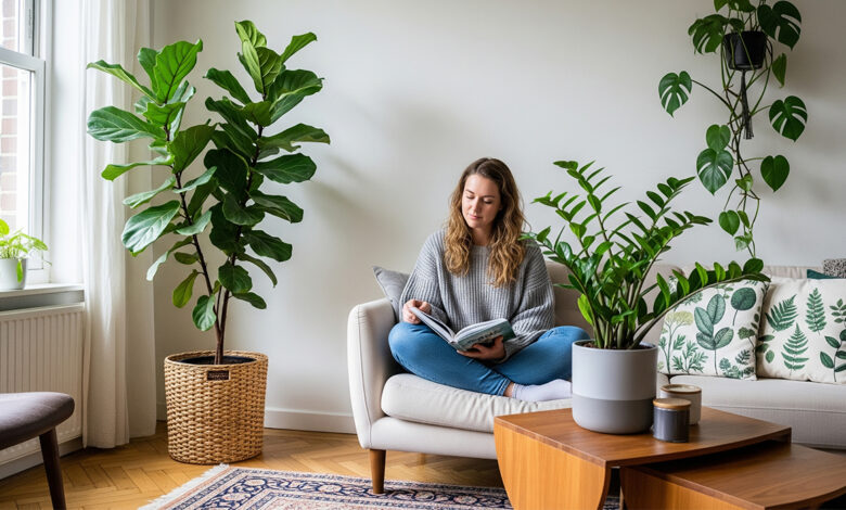 plantas modernas para a decoração